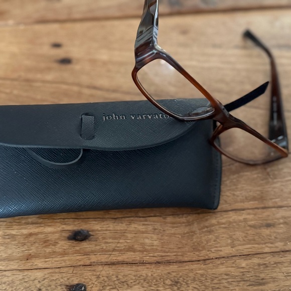 John Varvatos Other - John Varvatos Tortoise Eyeglasses with Black Case